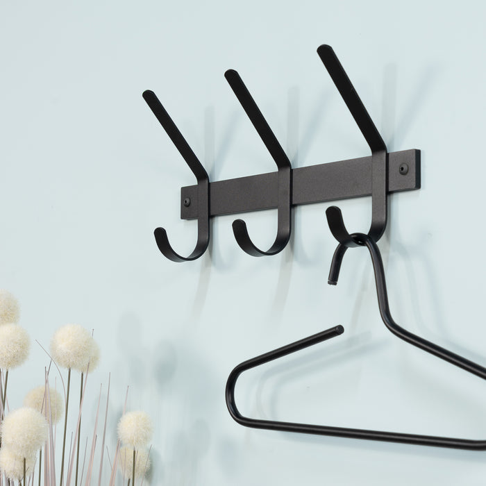 Spinder Design Dexter 3 Wandkapstok - Zwart