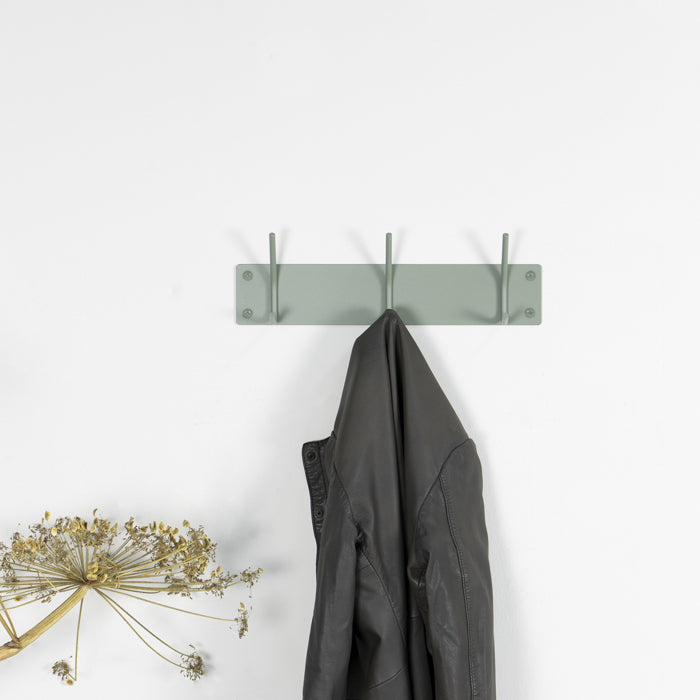 Spinder Design Fusion 3 Wandkapstok - Dusty Green