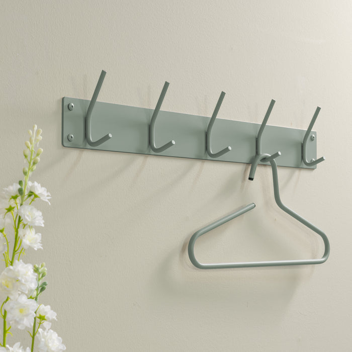 Spinder Design Fusion 5 Wandkapstok - Dusty Green