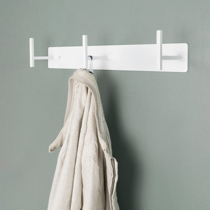 Spinder Design Chapman 3 Wandkapstok - Wit