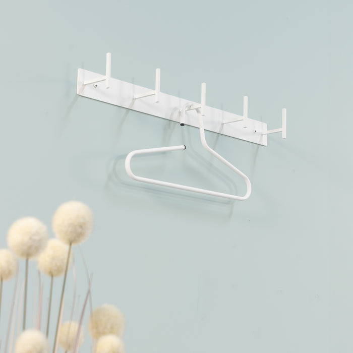 Spinder Design Chapman 5 Wandkapstok - Wit