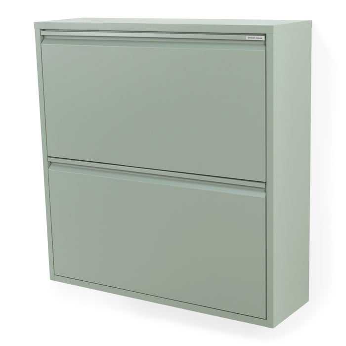 Spinder Design Billy 2 Schoenenkast - Dusty Green
