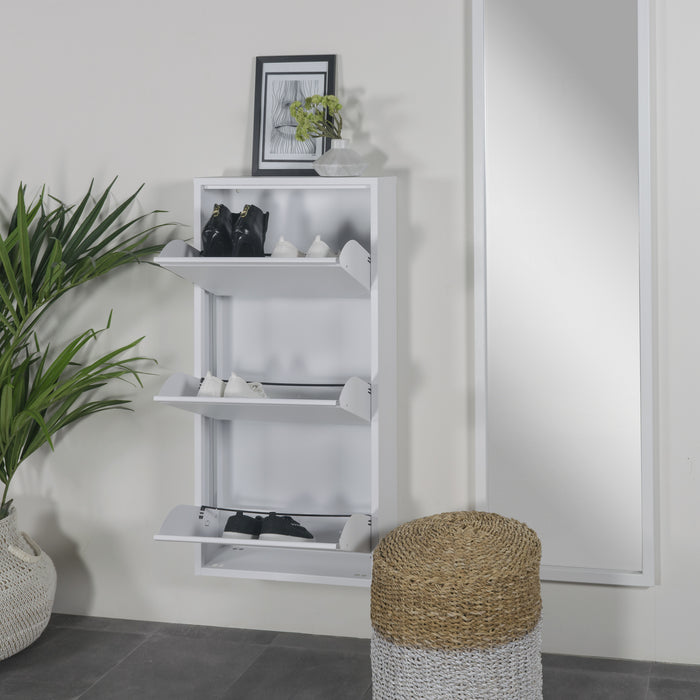 Spinder Design Billy 3 Schoenenkast - Wit