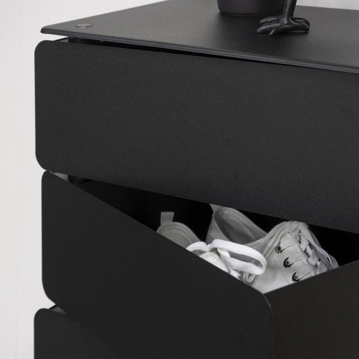 Spinder Design Joey 7 Schoenenkast - Zwart