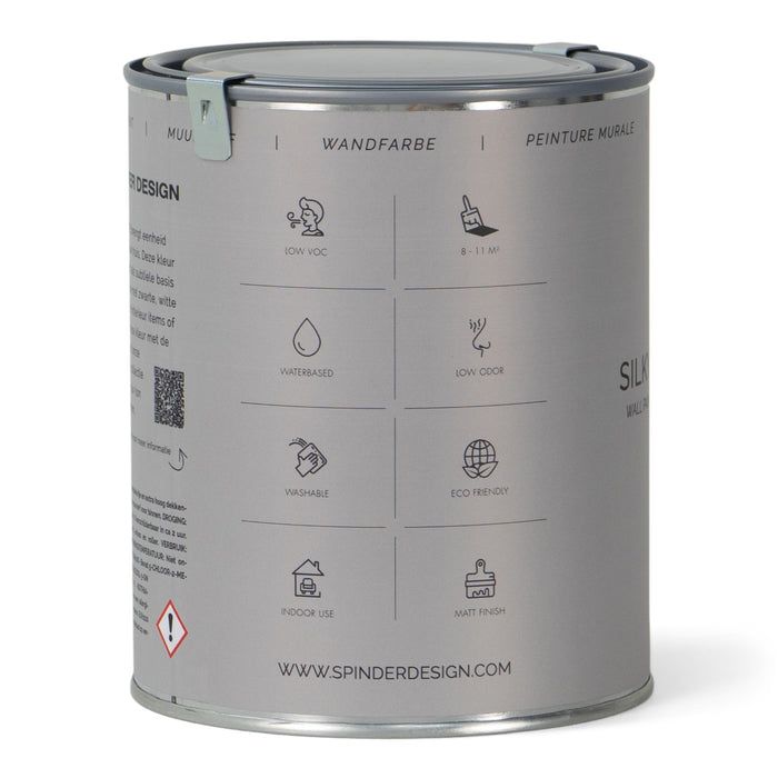 SPINDER DESIGN WALL PAINT 1L Muurverf - Silky Taupe