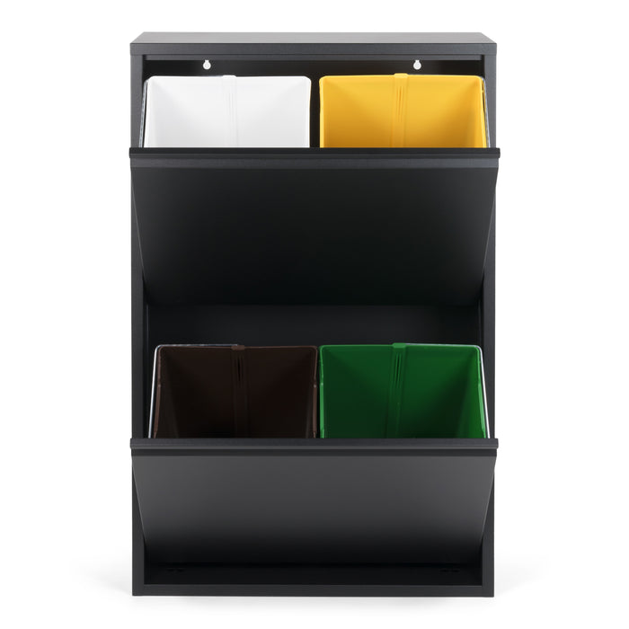 Spinder Design Gigi Afvalemmer 1,8L - B 60 cm - Zwart