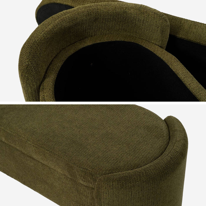 sweeek - Opbergkistbank, eigentijds stoffen bedeinde