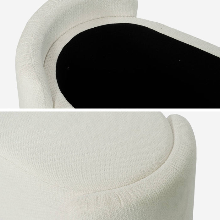 sweeek - Opbergkistbank, eigentijds stoffen bedeinde