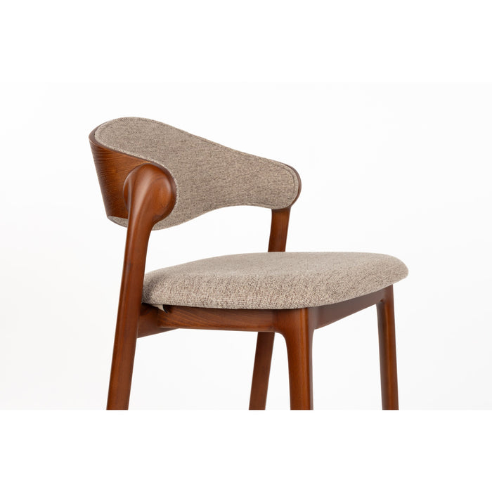 Dutchbone Babington Counter| Barkruk 65 cm Walnoot - Set van 2 - Bruin