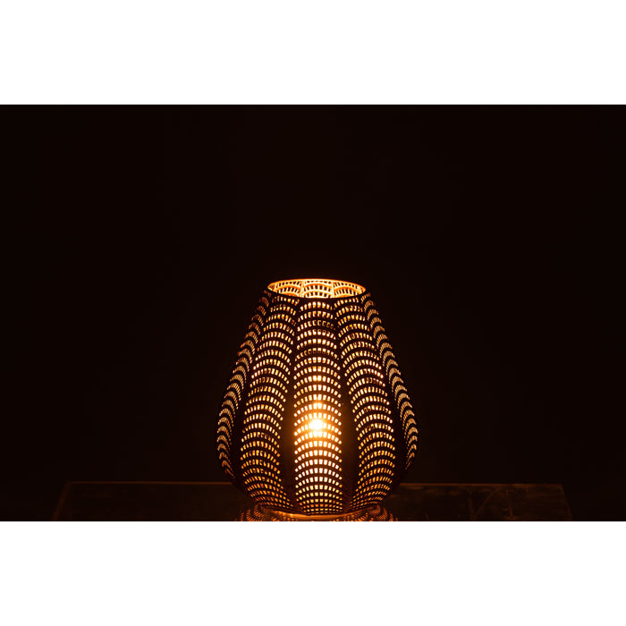 J-line - Kaarshouder Gala Ijzer Goud Small - 21x21x25cm