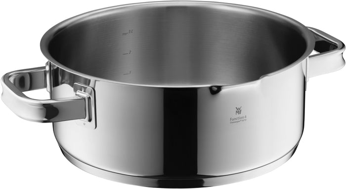 WMF Function 4 Kookpan laag - Ø200mm - Rood