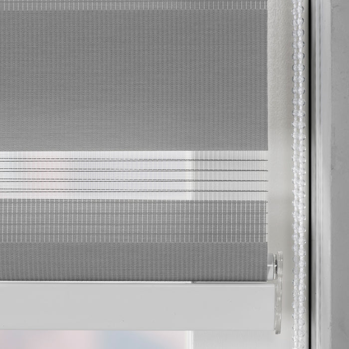 Rollit Noah Duo Rolgordijn Grijs