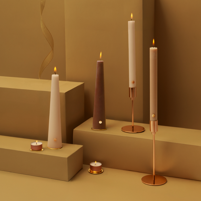 Spaas Iconic Cadeaupakket Geurloze Kaarsen Nature’s Harmony