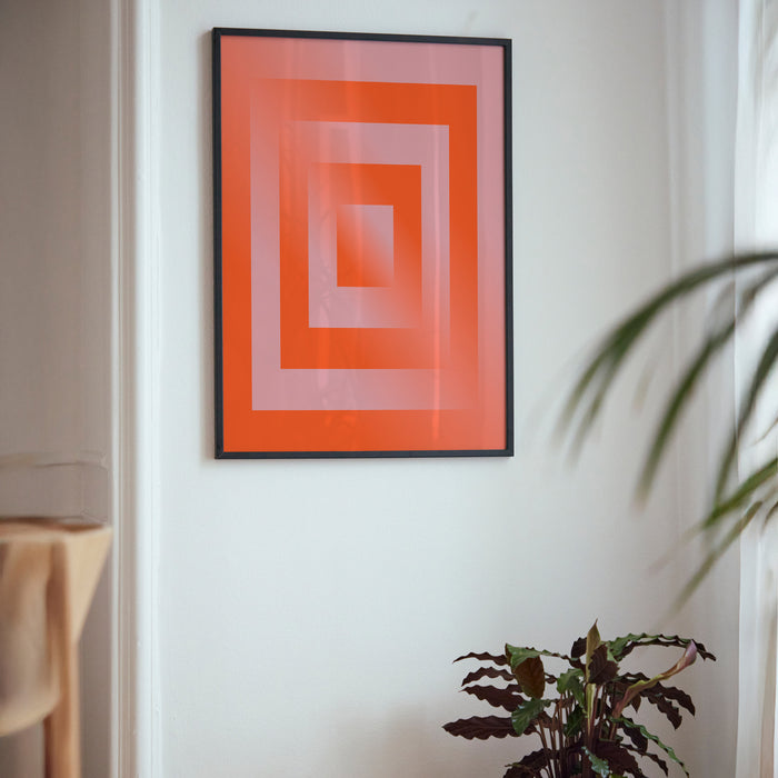 Paper Collective Absorb 06 Poster 50 x 70 cm - Orange / Pink