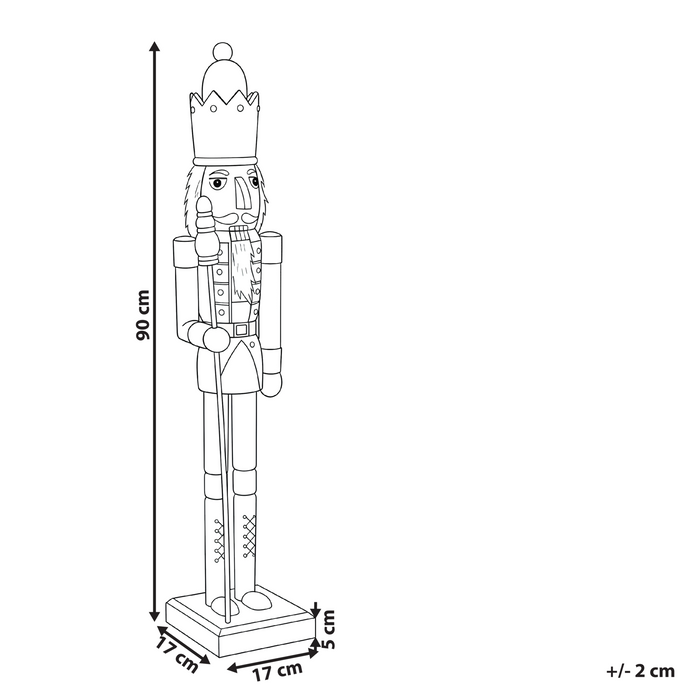 Beliani - TROSAAN - Decoratief figuur - Roze - Dennenhout