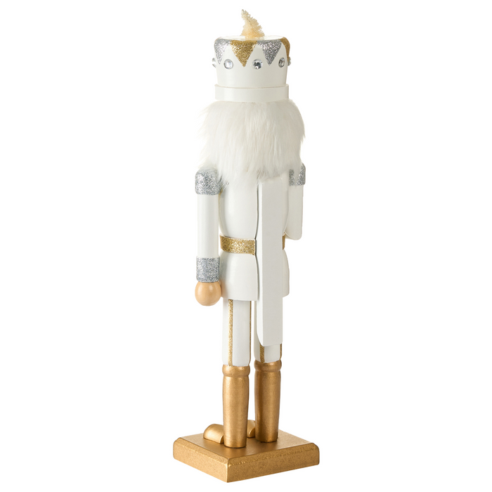 Beliani - LJUNGAN - Decoratief figuur - Wit - Dennenhout