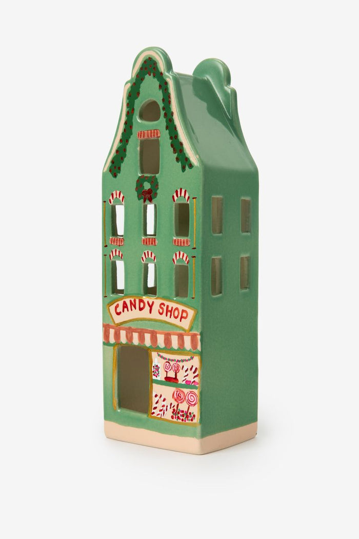 Sissy-Boy Donkergroen waxinelichthouder snoepwinkel