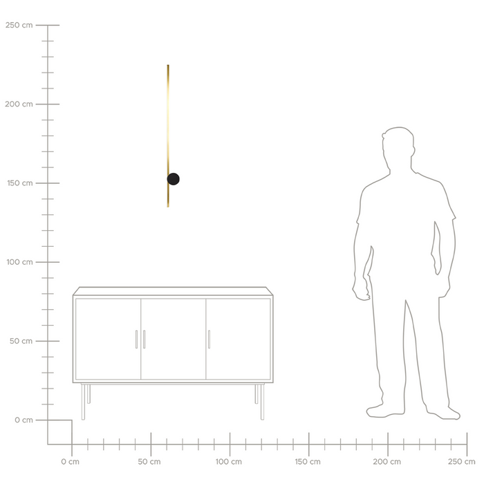 Beliani - INGENIO - Wandlamp LED - Goud - Aluminium|IJzer