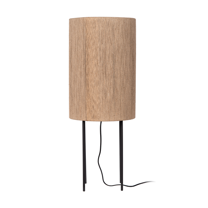 Atmooz Sintra Vloerlamp – Zwart|Jute – Ø30x78cm – E27