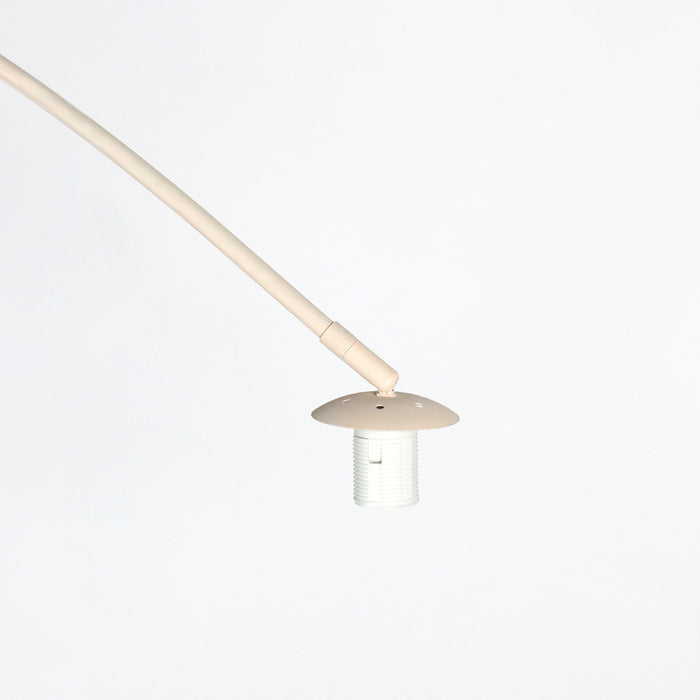 Steinhauer Booglamp Sparkled Light Crème incl. Bamboe Kap Ø 60cm