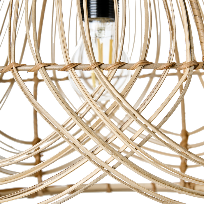 Beliani - POSTRERO - Hanglamp - Naturel - Rotan