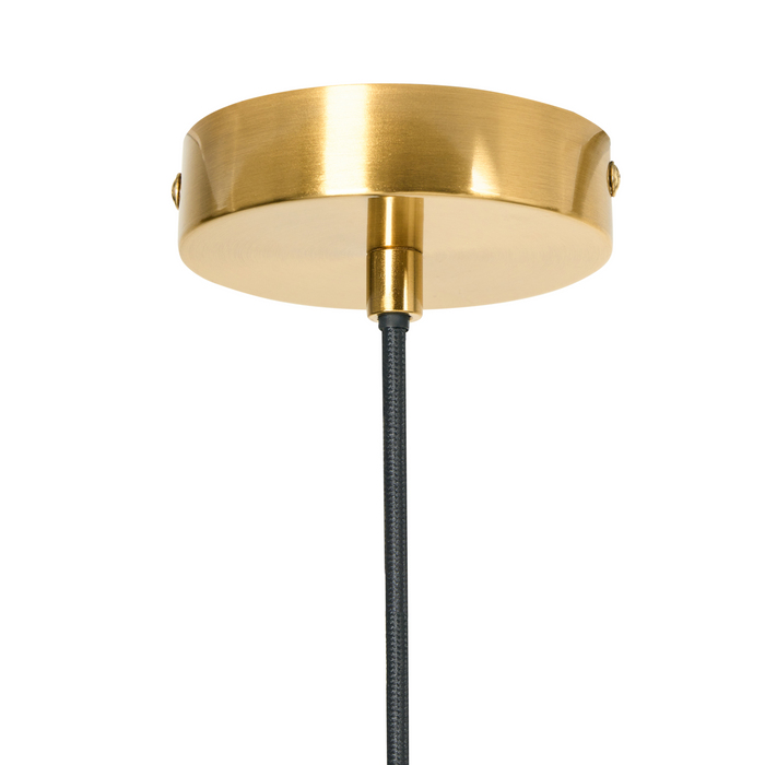 Beliani - MASCOTA - Hanglamp - Lichtgrijs - Linnen