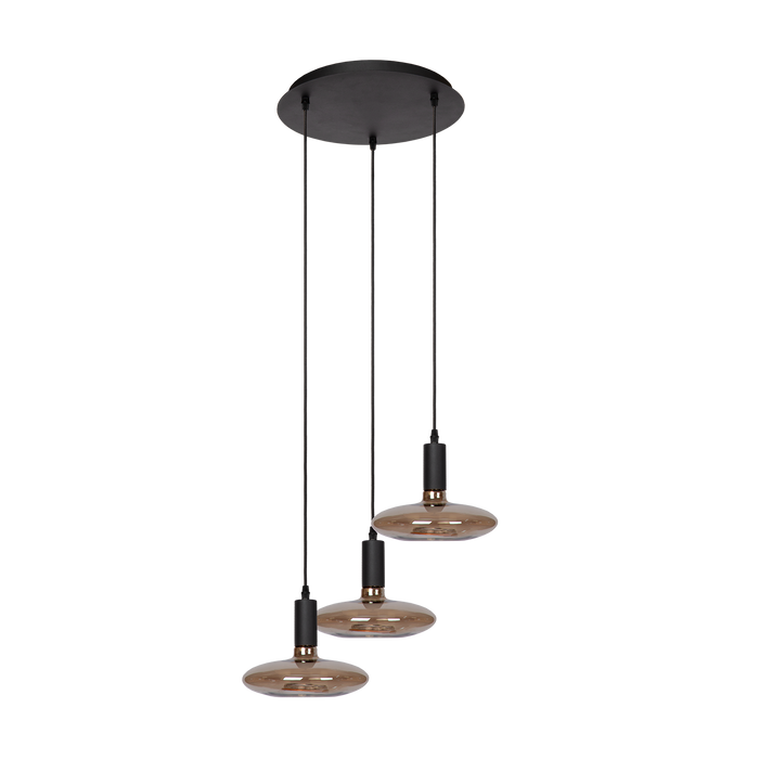 Atmooz Sapa 3 Hanglamp – Zwart – Ø34cm – Floating Ufo – E27