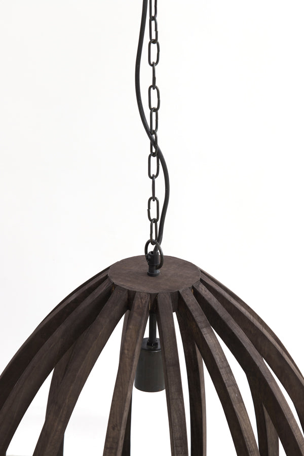 Light & Living - Hanglamp BARSIA - Ø40x42cm - Bruin