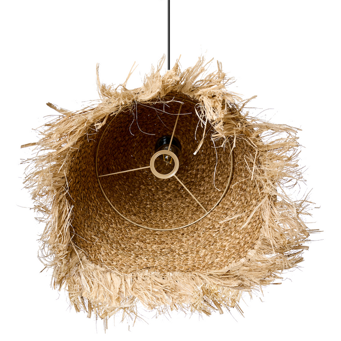 Beliani - ARYS - Hanglamp - Naturel - Waterhyacint|Bananenvezel