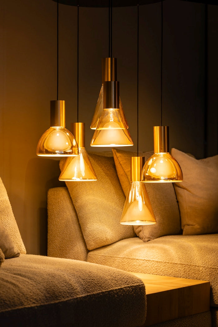 ETH Lisa Plafoniere brons 1xGU10 ex.bulb