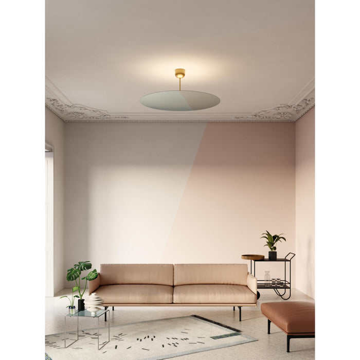 Millimetro plafondlamp LED Ø50 H33 messing