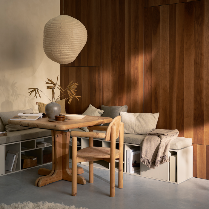 vtwonen Letterba(n)k XL Bankje - Grenen - Dust - 40x194x40