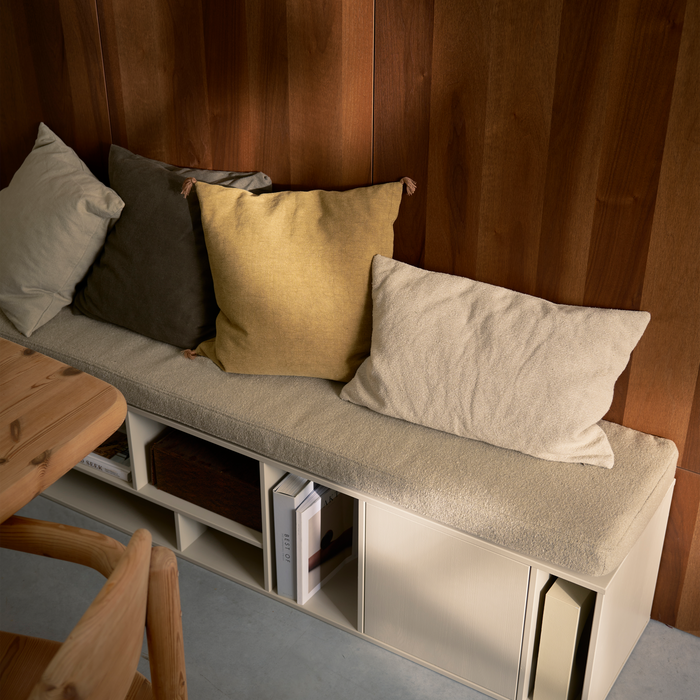 vtwonen Letterba(n)k XL Bankje - Grenen - Dust - 40x194x40