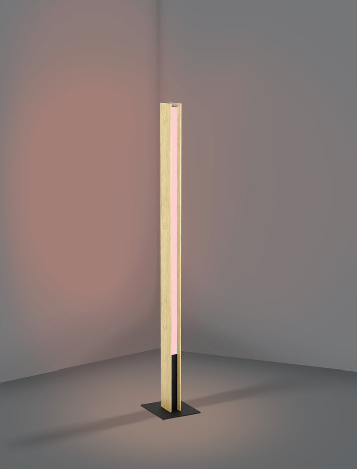EGLO connect.z Anchorena-Z Vloerlamp - 150cm - Bruin|Zwart|Wit - RGB