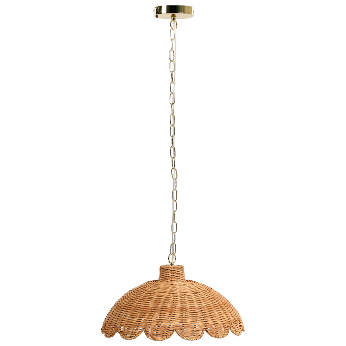 Beliani - KUKULE - Hanglamp - Natuurlijk - Rotan
