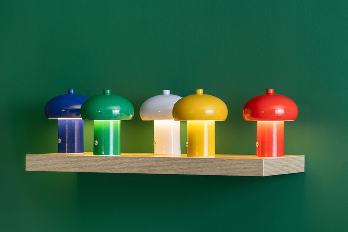 Leitmotiv - Tafellamp Retro Seta LED - Cobalt blue