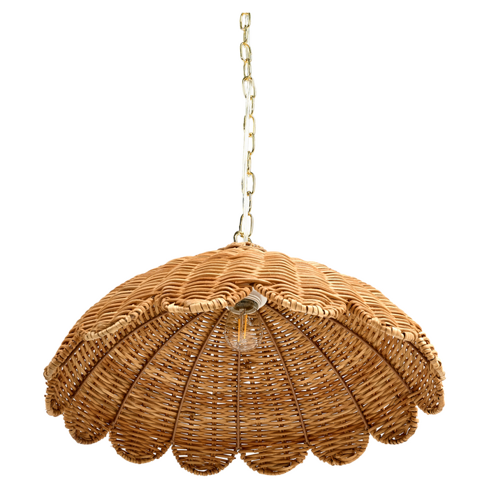 Beliani - KUKULE - Hanglamp - Natuurlijk - Rotan