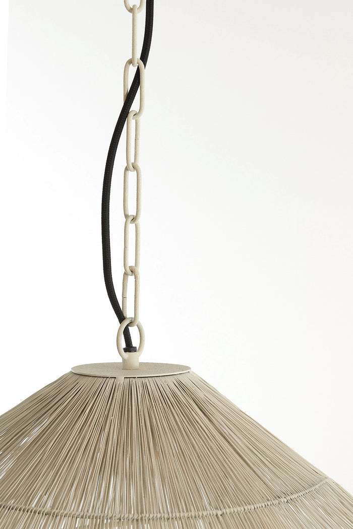 Light & Living - Hanglamp ALAMEDA - Ø56x31cm - Wit