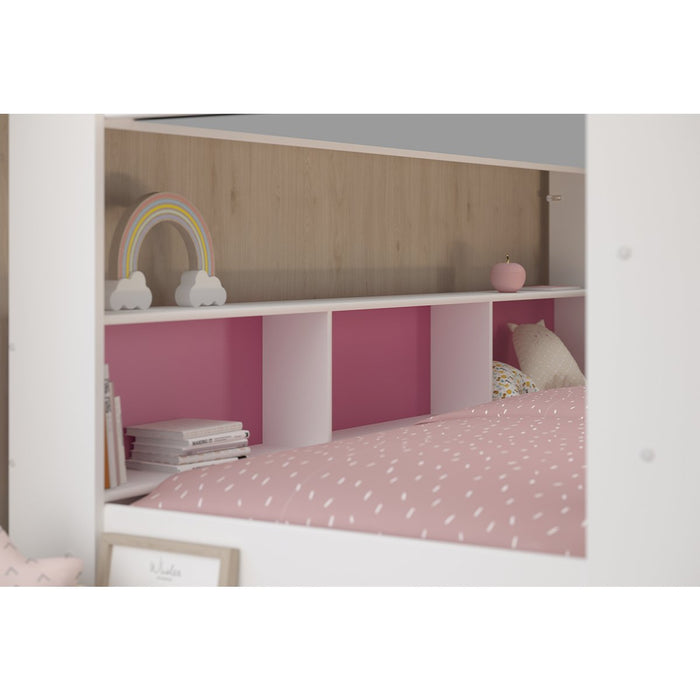 Calicosy - Stapelbedden met opbergvakken - Leo - H164,4 cm -