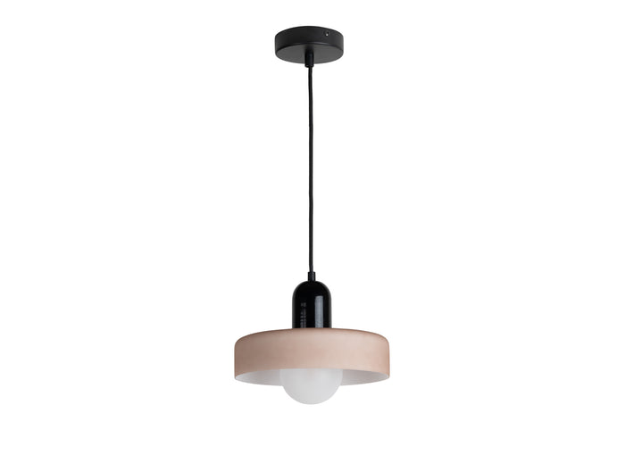 Leitmotiv - Hanglamp Opaco Grato - Black w. warm grey