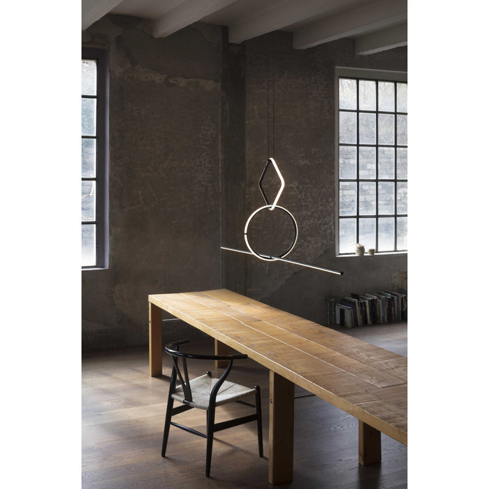 Arrangements Compositie 2 hanglamp LED 84W