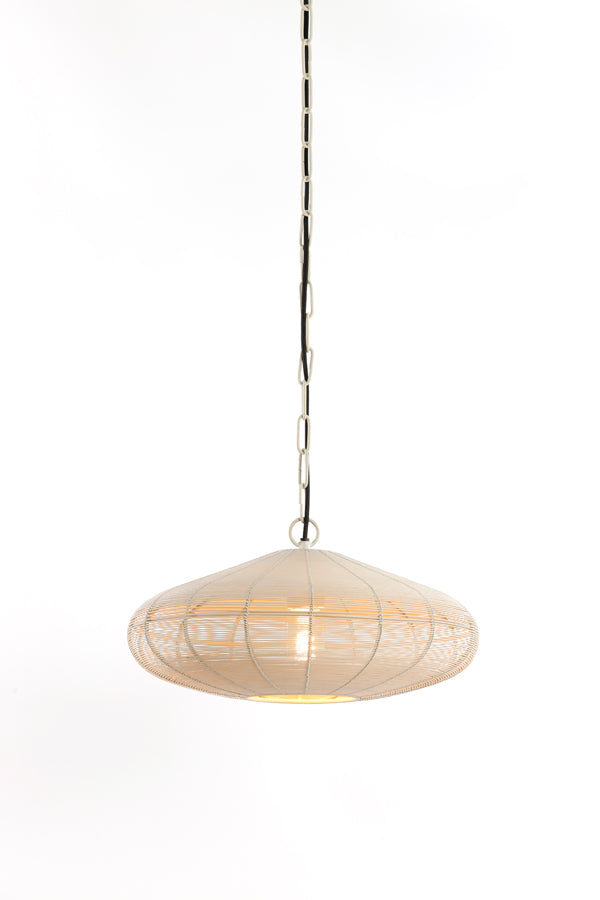 Light & Living - Hanglamp BAHOTO - Ø40x18cm - Wit