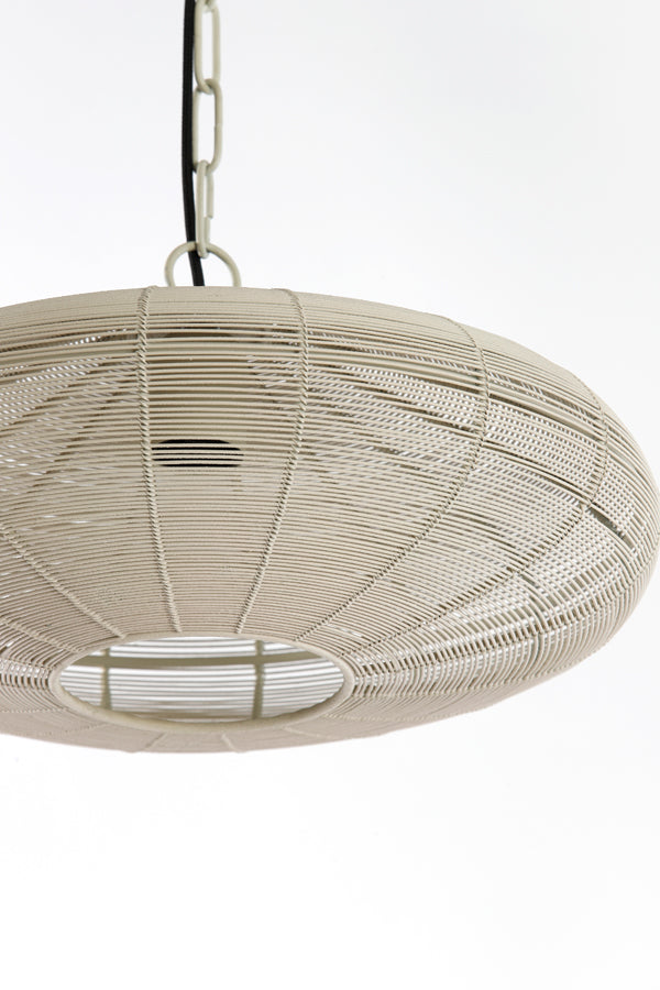 Light & Living - Hanglamp BAHOTO - Ø40x18cm - Wit