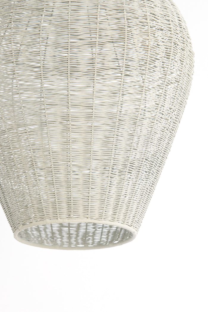 Light & Living - Hanglamp ARRIATE - Ø26x36cm - Wit