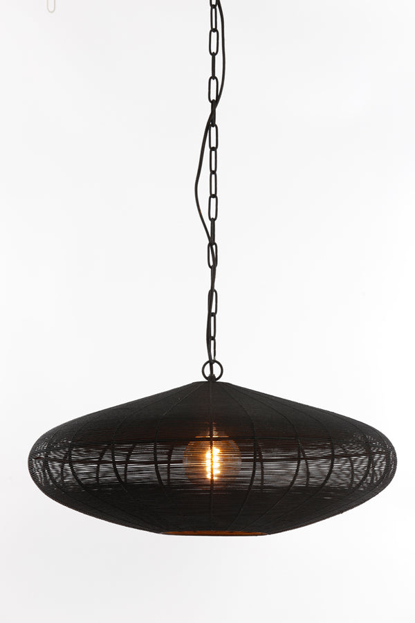 Light & Living - Hanglamp BAHOTO - Ø60x23cm - Zwart