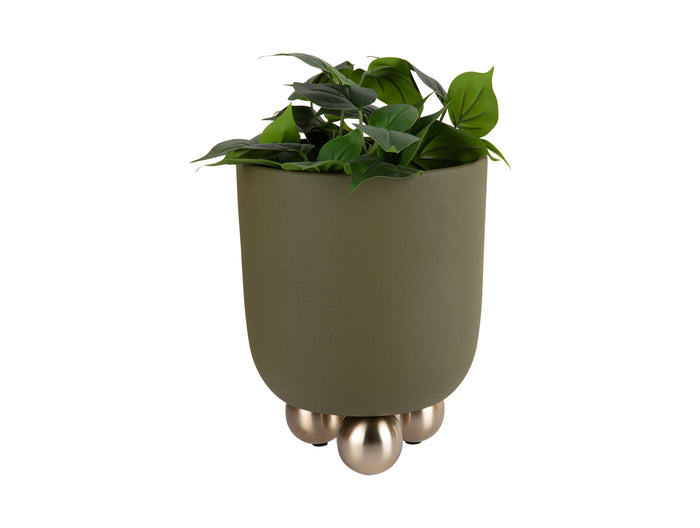 Present Time - Bloempot Estilo Medium - Luxury green