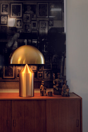 Oluce Atollo tafellamp H50 zwart