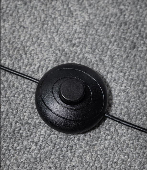 ETH Jake ROUND Vloerlamp Led met lens 3 step dimming 2700k 9w zwart 653L