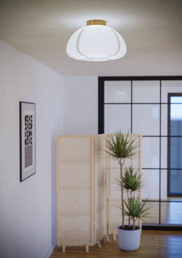 EGLO Summerhill Plafonnière - E27 - Ø 40 cm - Papier - Wit