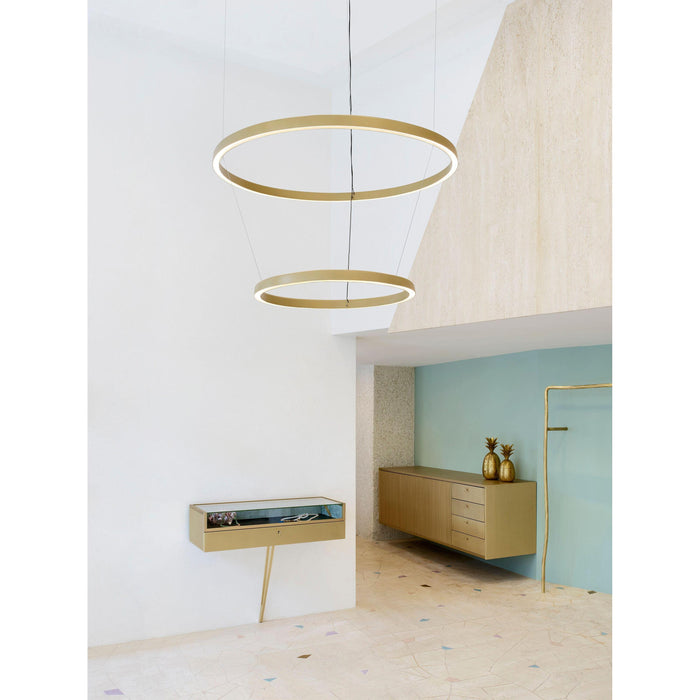 Compendium Circle 110 hanglamp LED zwart